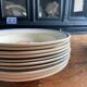 Iron earth plates Blue and pink floral pattern 10 pieces
