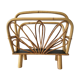 Vintage rattan review holder
