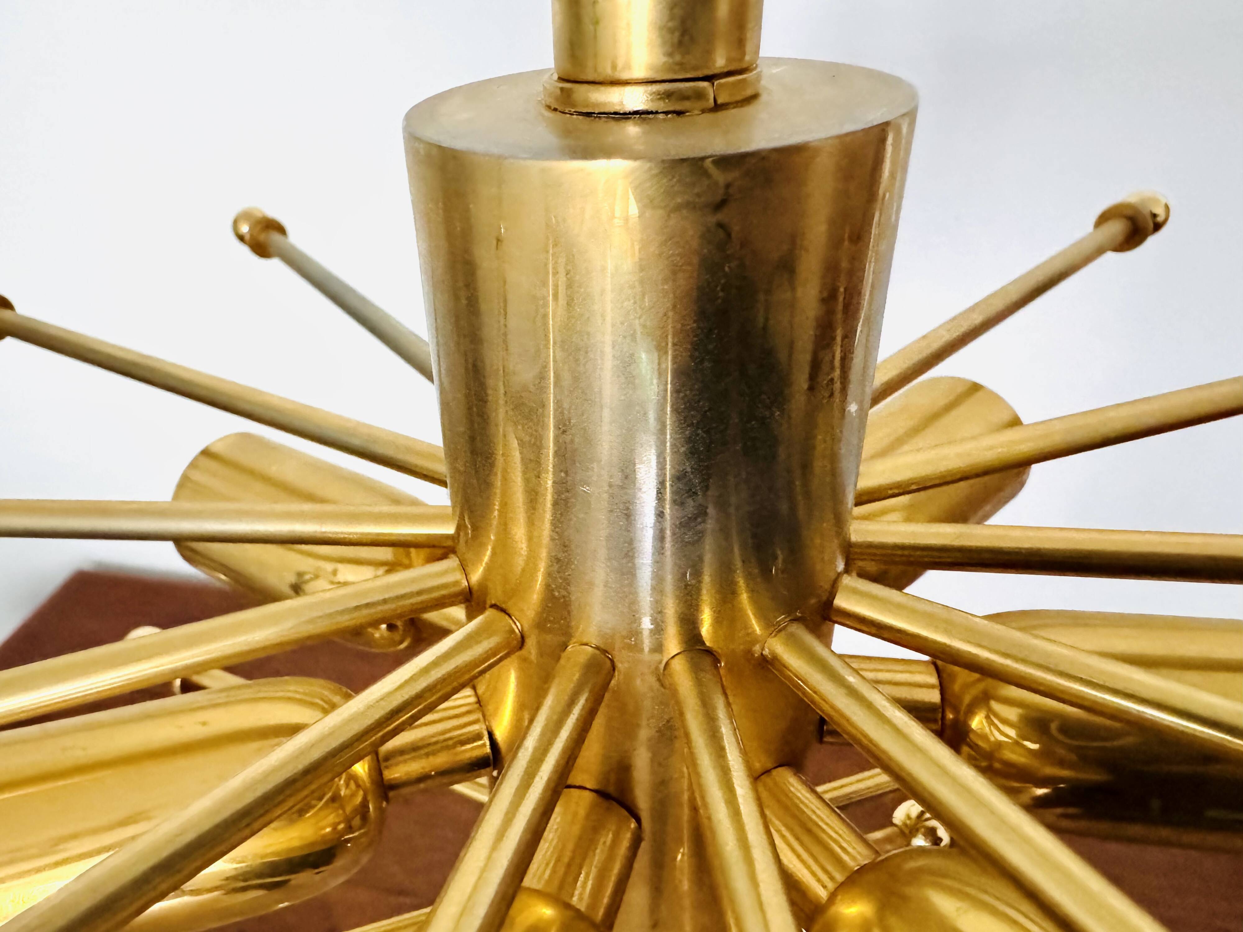Palazzo Ice Glass Chandelier by J.T. Kalmar
