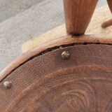 4 curved wooden bistro chairs