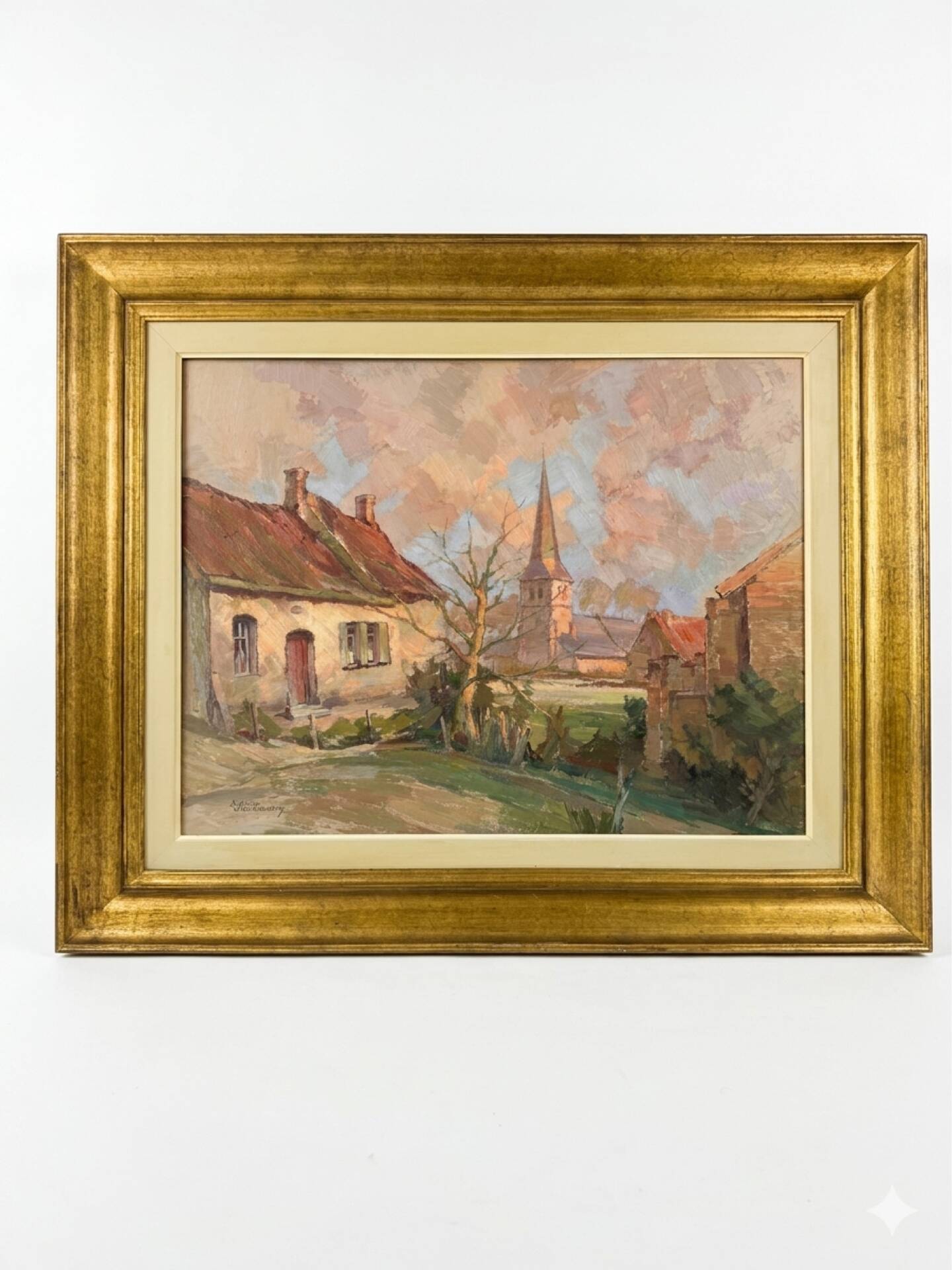 Oil on panel - adrien wernaers (1899-1977)