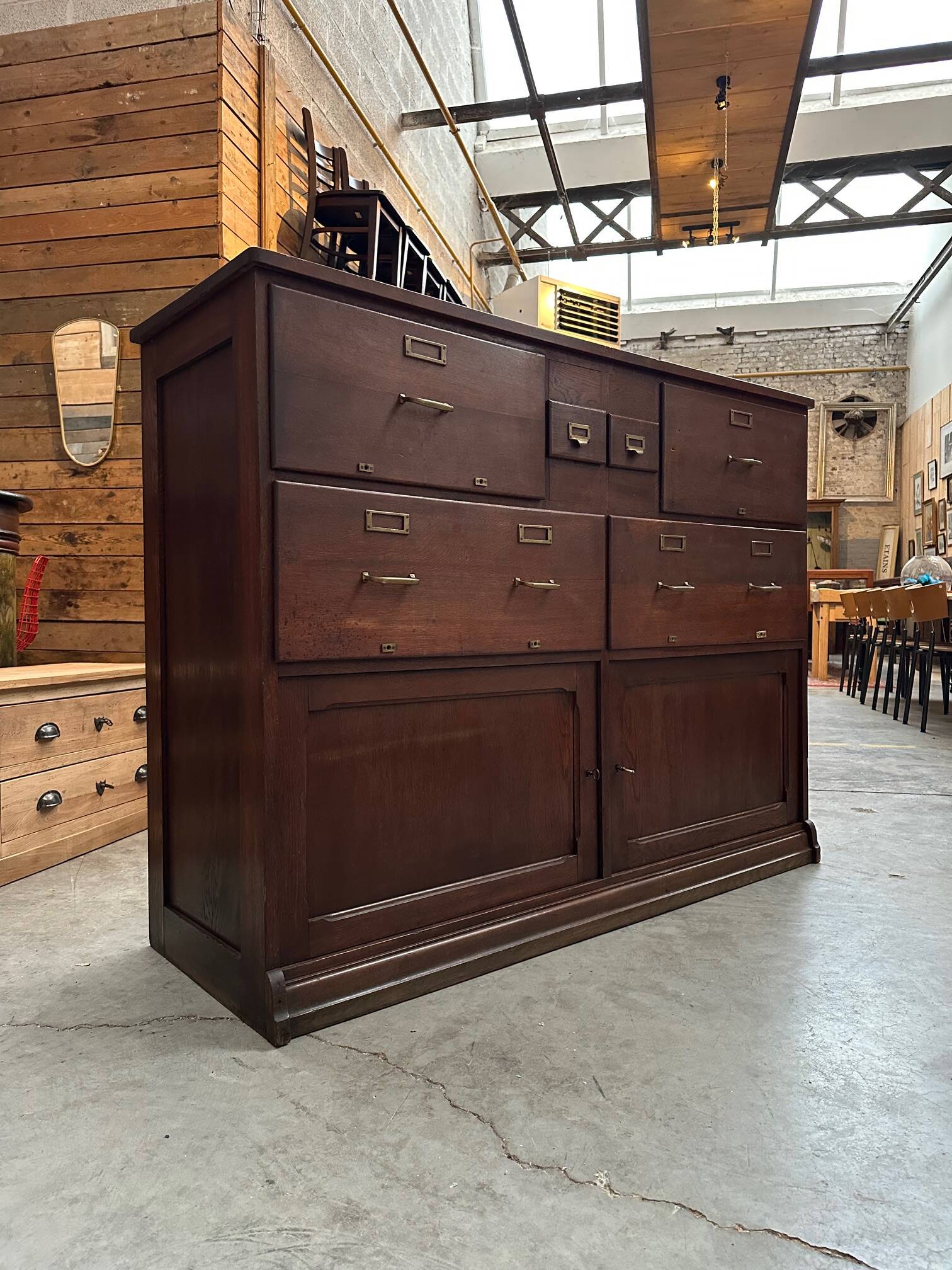 Oak workshop furniture