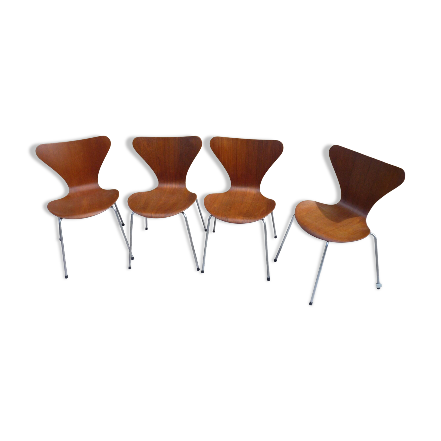 Chair Arne Jacobsen Mod. 3107 Teak