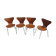 Chair Arne Jacobsen Mod. 3107 Teak