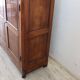 Rare Small Antique Wardrobe In Walnut And Marble Top, Italy 19th Century