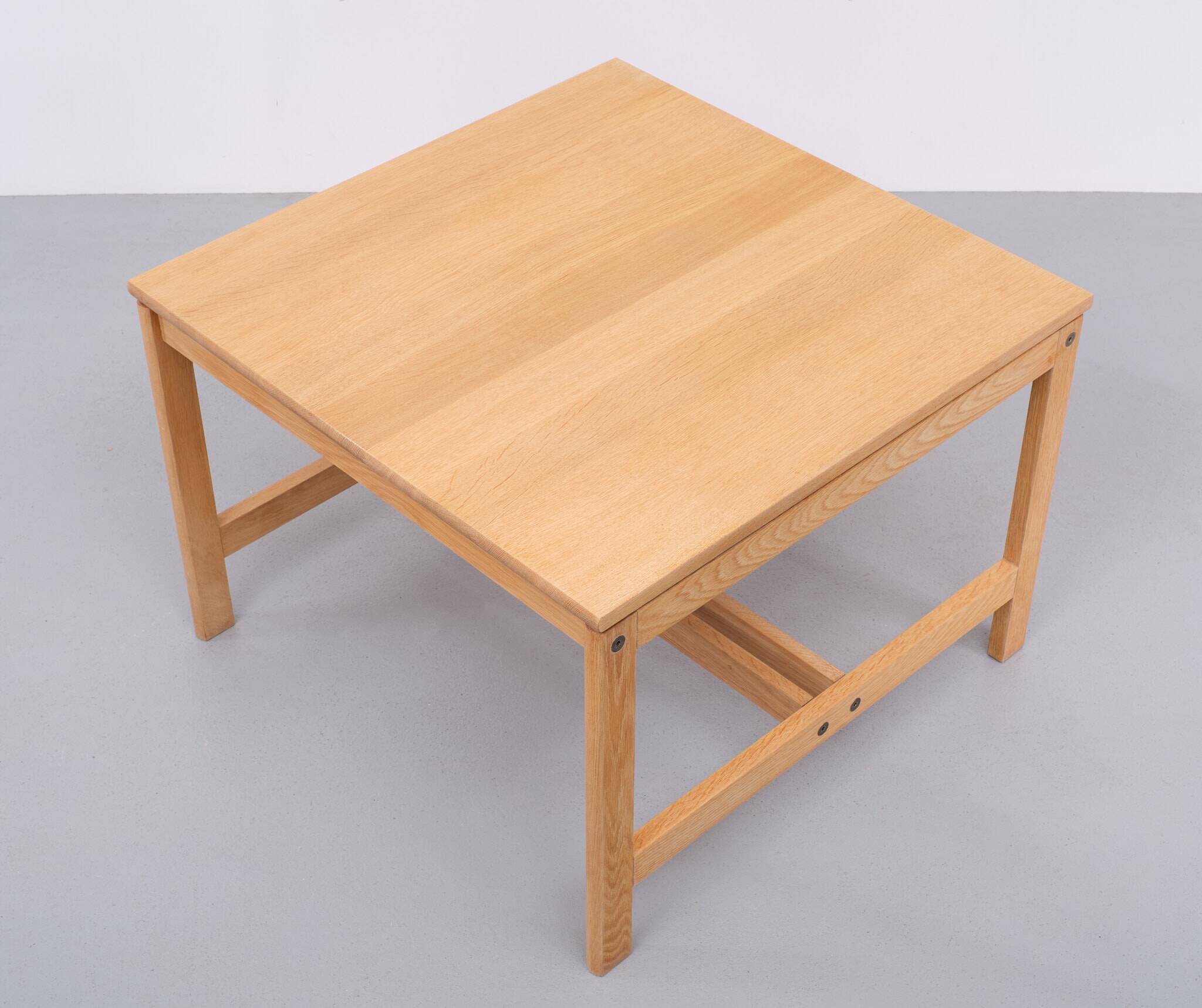 Solid oak coffee table by søren holst for fredericia furniture