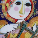 Decorative plate Rosenthal design Bjorn Wiinblad 1978