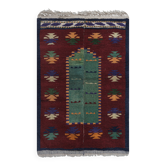 Tapis vintage turc de oushak tissé à la main 107x160 cm