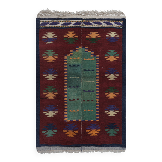 Vintage Turkish Oushak Rug Handwoven 107x160 cm