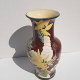 Ceramic vase decoration: 2 unwinged Dragons / Yin Yang Sun - Signed Pictogram (Signature on the ide