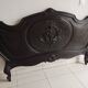 Rocaille Louis XV style headboard, black patina