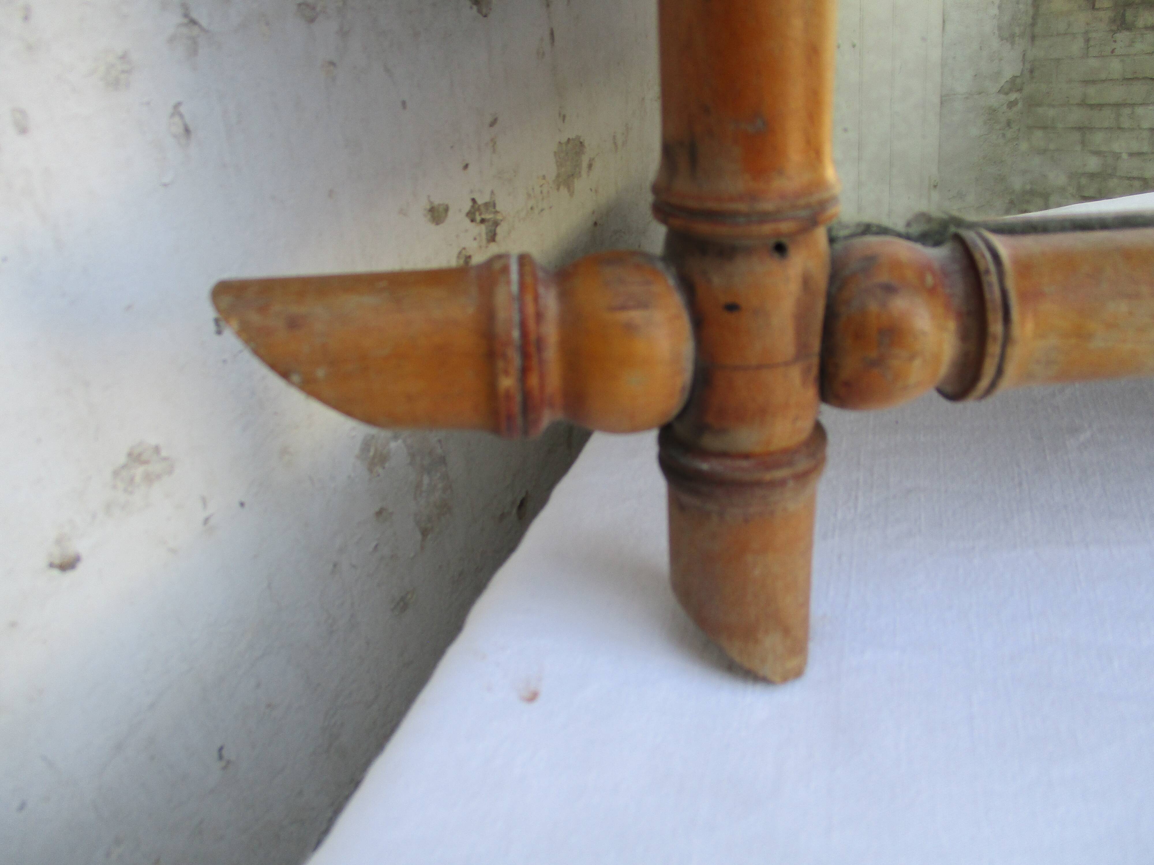 Wall mirror  bamboo style 91x70cm