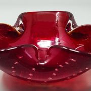 1960s Gorgeous Ashtray or Catchall by Flavio Poli for Seguso. Made in Italy
