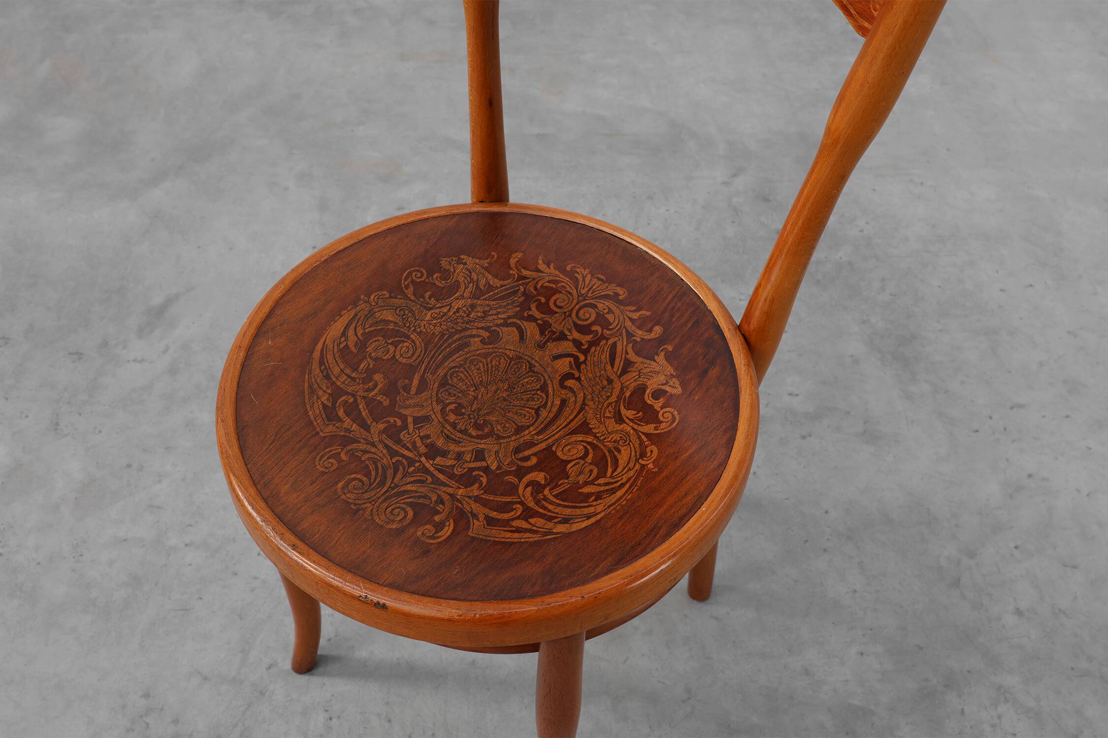 Art Deco Bentwood chair by J & J Kohn, Austria ca. 1910