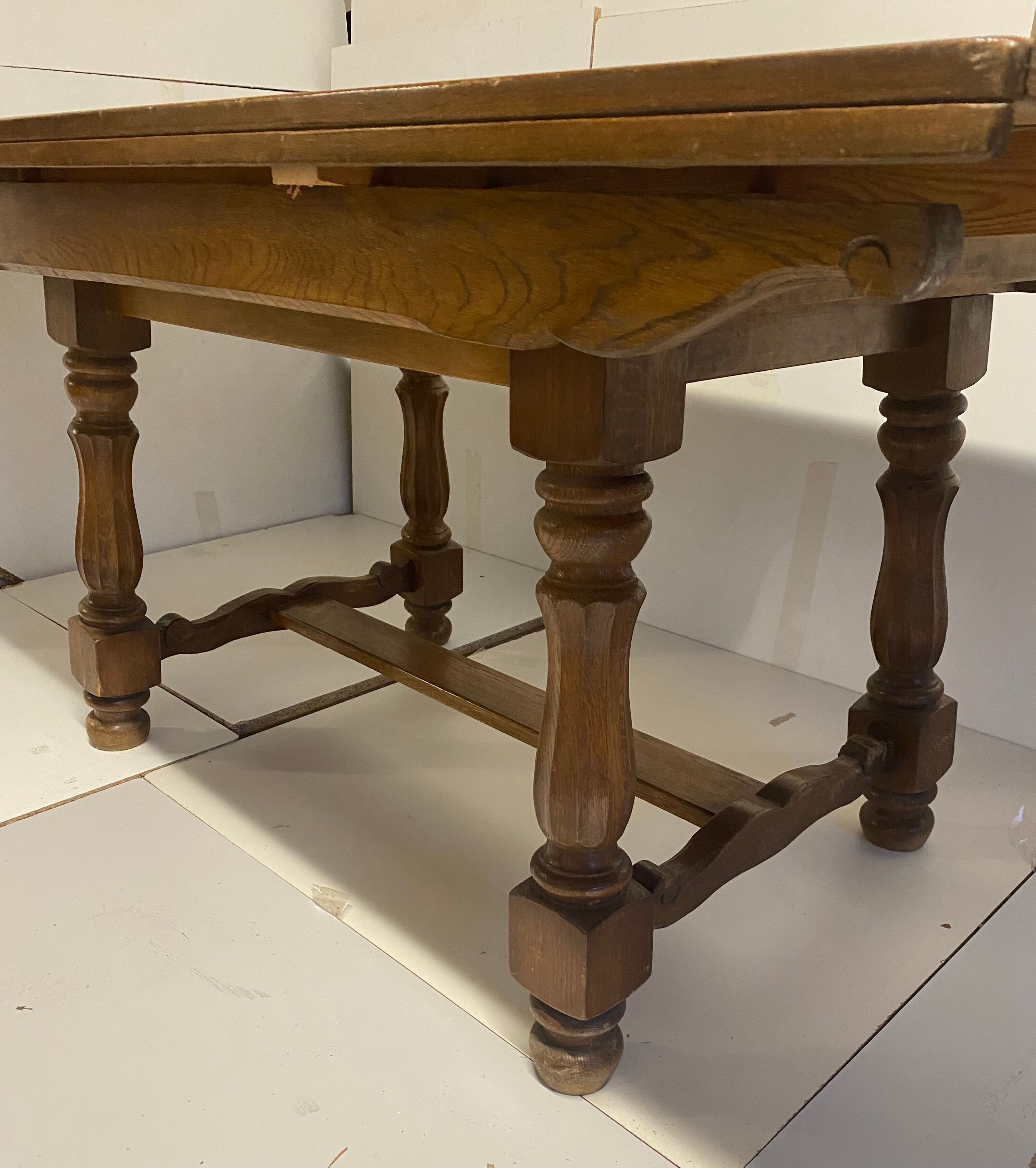 Monastery style farmhouse table