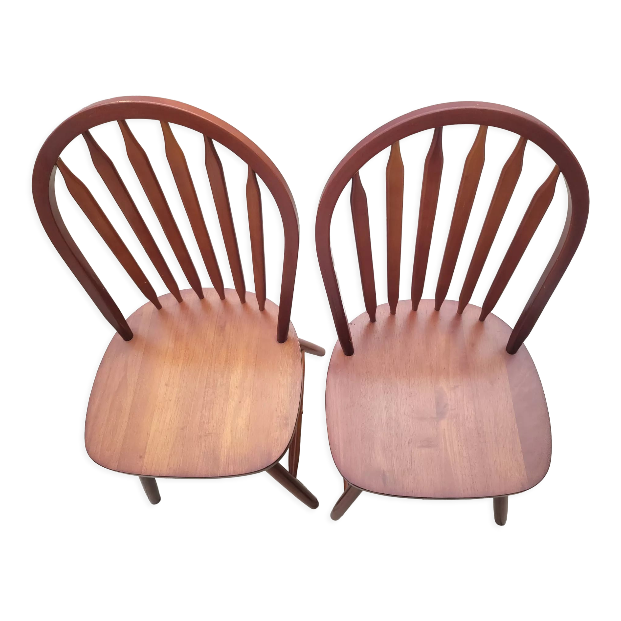 Set of 2 vintage Scandinavian chairs