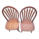 Set of 2 vintage Scandinavian chairs