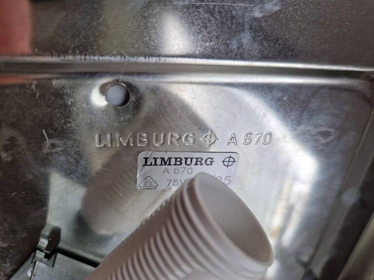 Midcentury Flush Mount, Wall or Ceiling Lamp, Limburg, Germany, 1970s