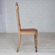 1930s, set of 4 Danish dining chairs, carved oak wood, furniture leather.