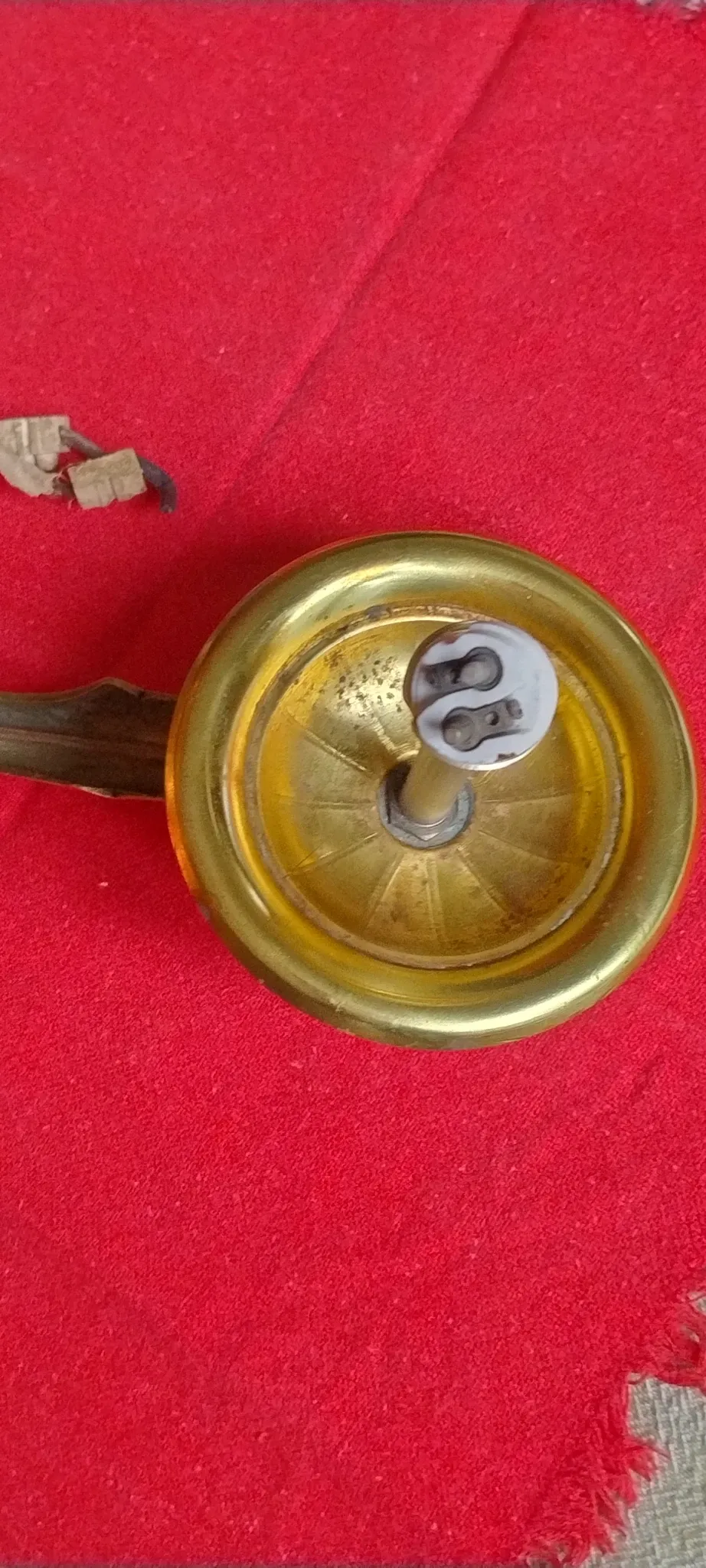 Old gilded wall light