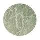 Round Marble Side Table Plant Table on Wheels 1970s