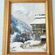 Oil painting - winter landscape