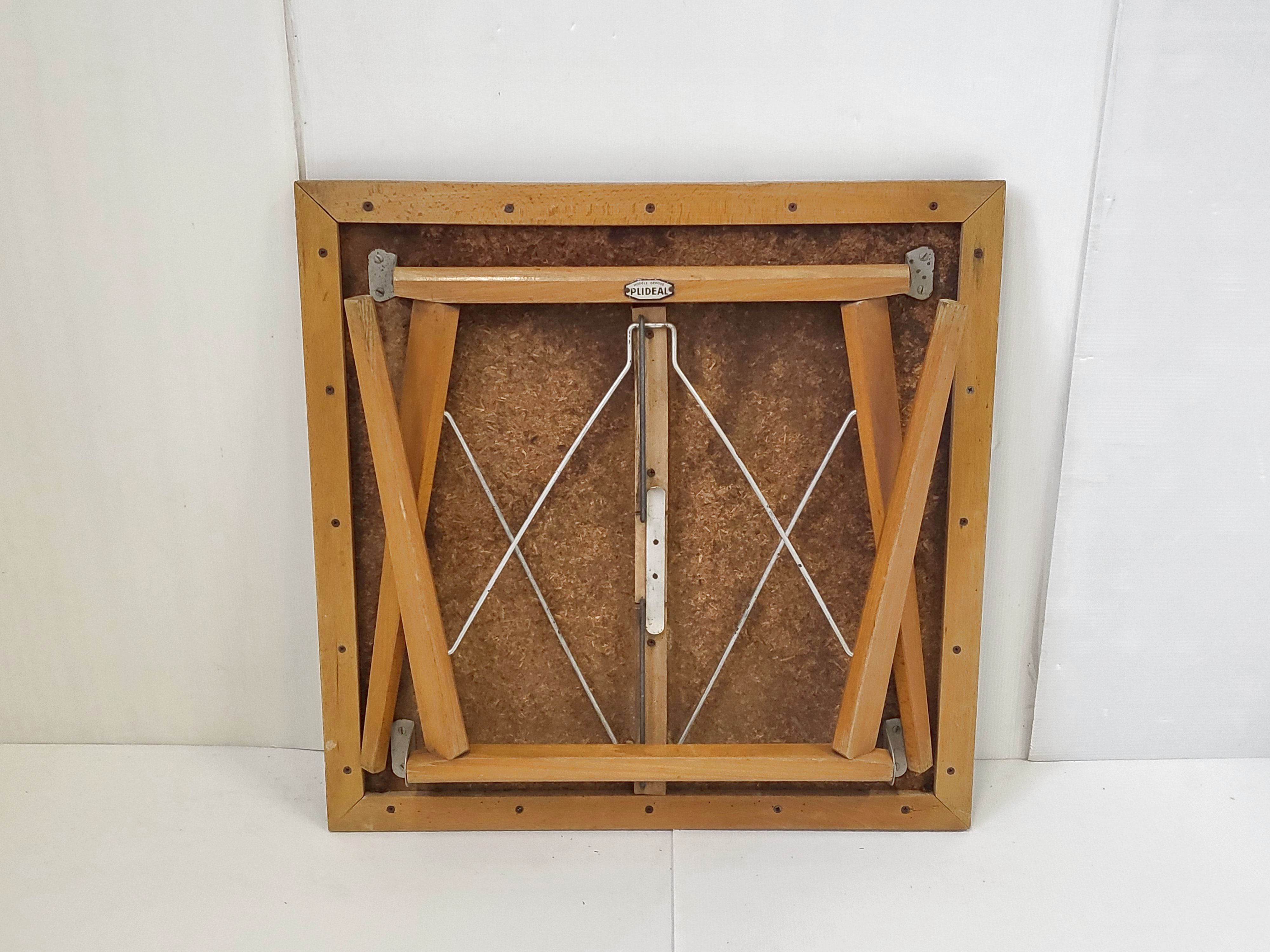 Vintage folding coffee table 1950