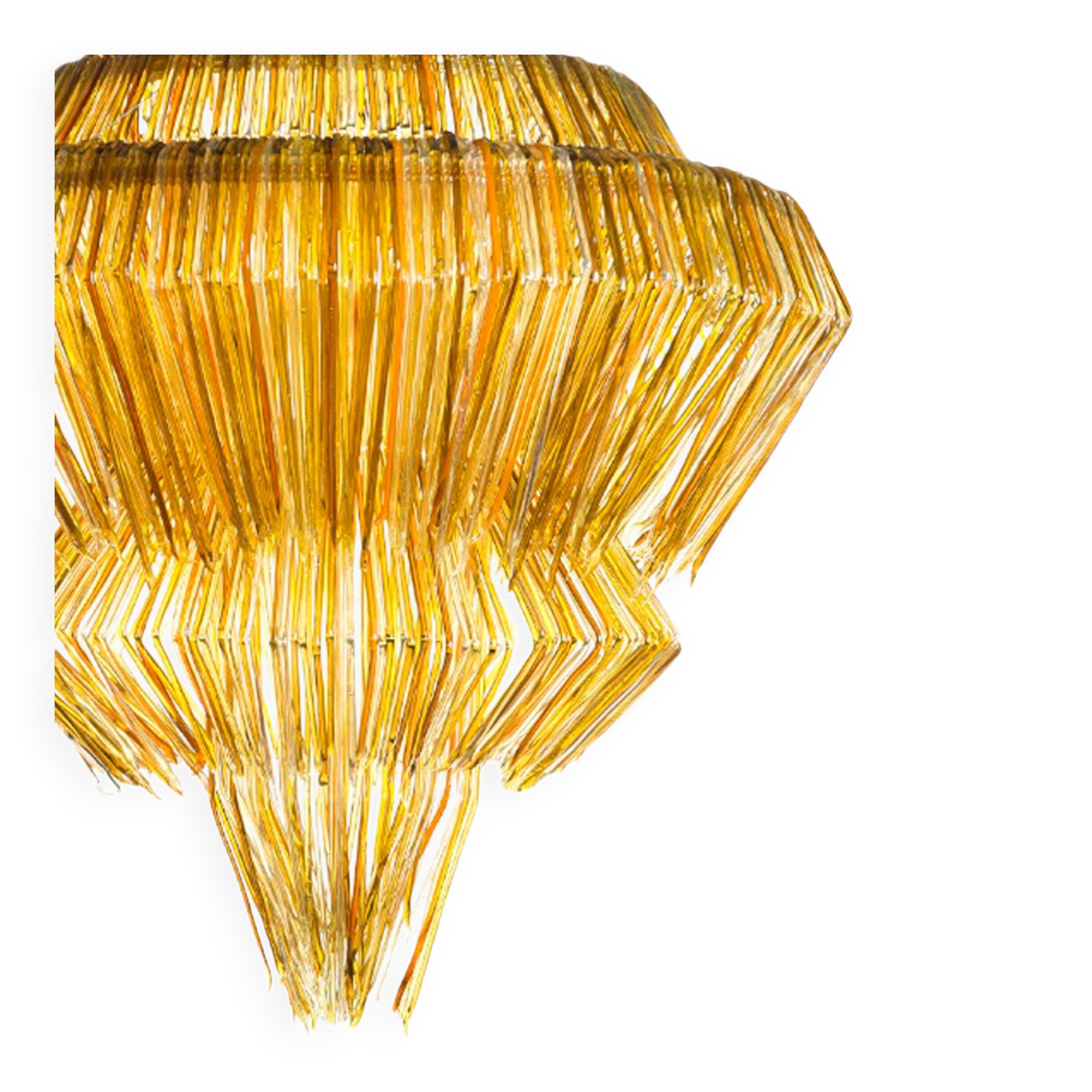 Contemporary Jacopo Foggini Mod Brilli Gold Methacrylate Italian Chandelier