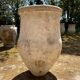 Ancient terracotta pottery jar