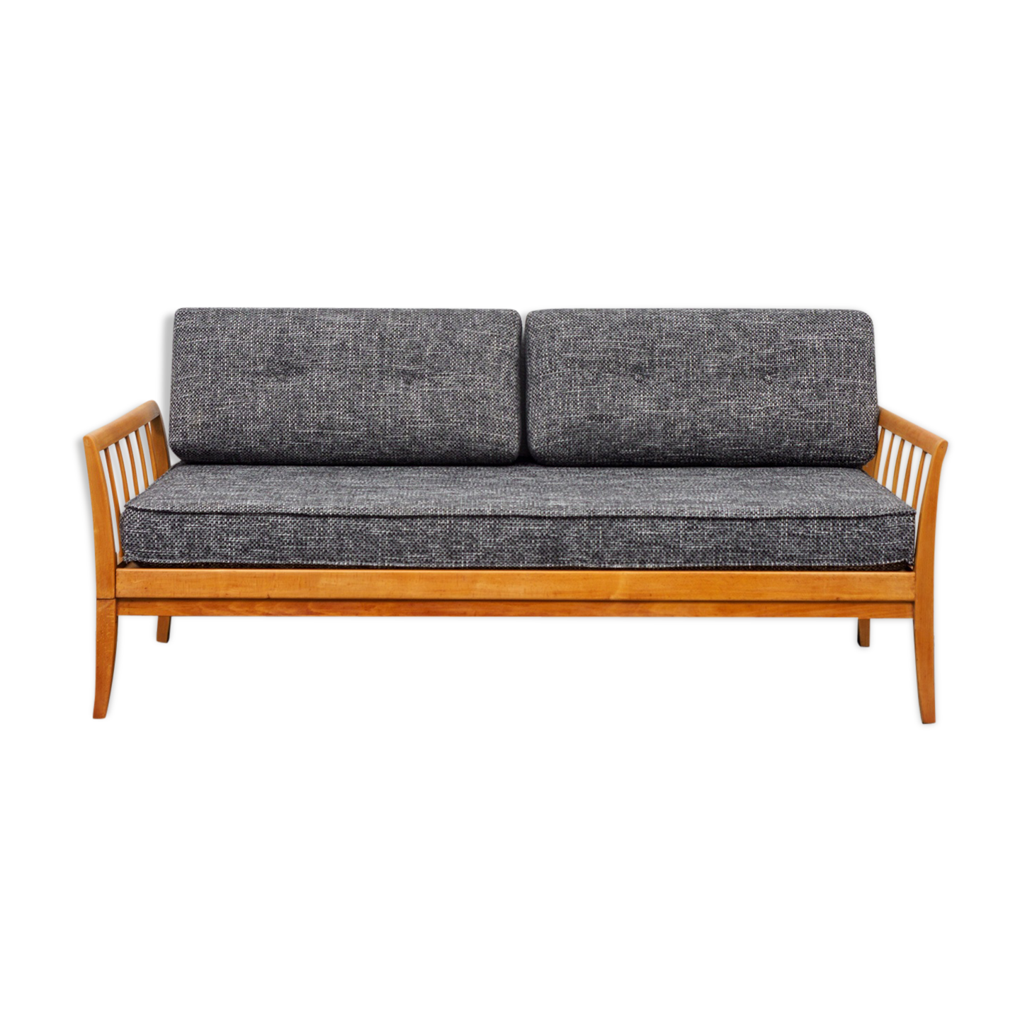 50s sofa in cherry wood