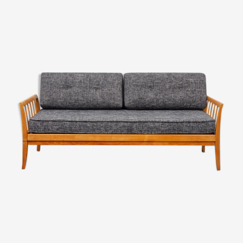 50s sofa in cherry wood