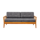 50s sofa in cherry wood
