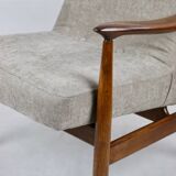 Fauteuil Lounge GFM63 Marron Clair par J. Kedziorek, 1970s