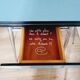 Table et 4 chaises en formica bleu