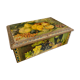 Old lithographed metal box