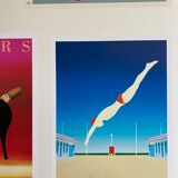 Original poster Deauville - Razzia - Signed by the artist - coated on fabric