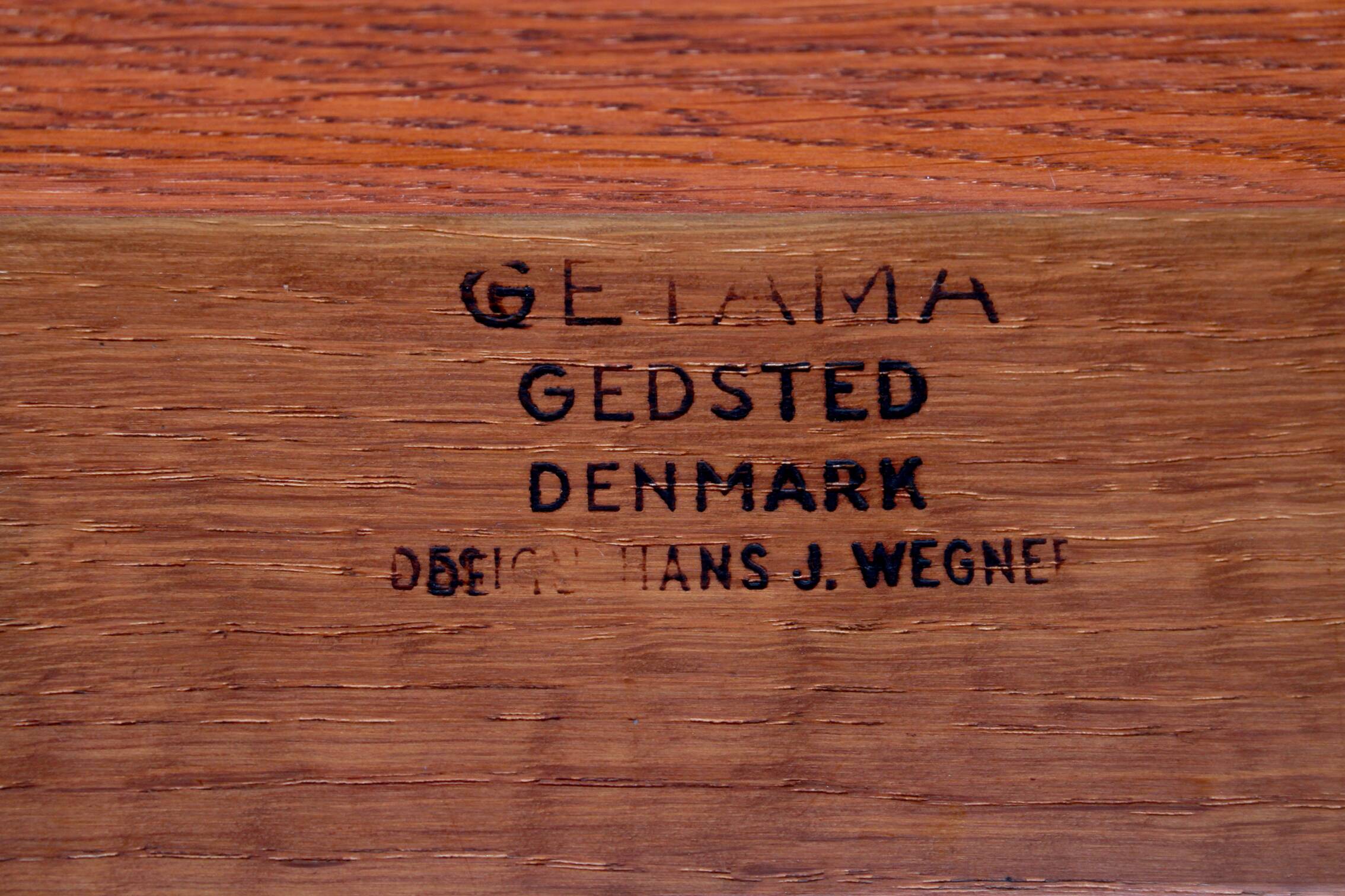 1960s armchair teak Hans Wegner for Getama