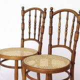 Set of 4 Josef Kohn Bentwood Chairs – Austrian Vintage 1930s–1950s, Beech