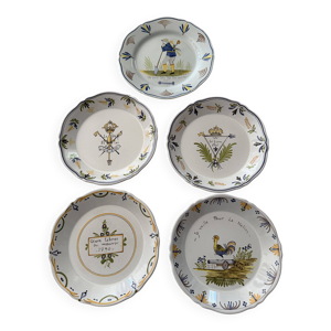 Assiettes HB Henriot - collection