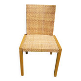 wicker wooden chair