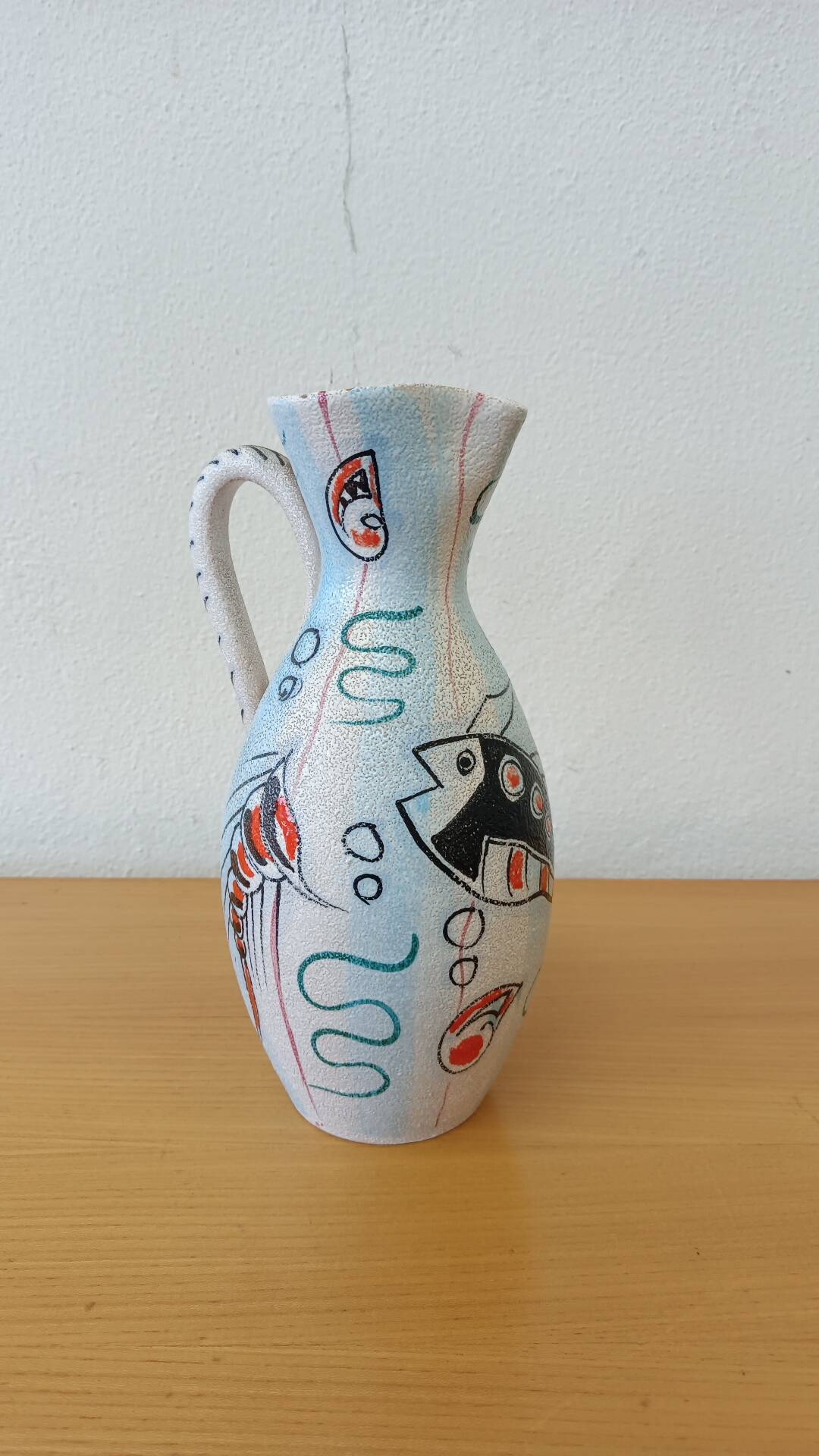 Italian ceramic pitcher