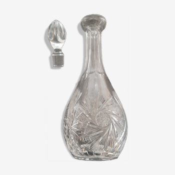 Carafe en cristal taillé