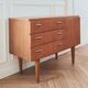 Enfilade vintage rénovée, années 60