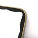 Set of 2 scandinavian metal mirrors, sweden 1960