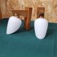 Two Scandinavian wall lights