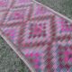 Vintage Turkish hallway rug 119x289 cm