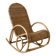 Natural rattan rocking chair.