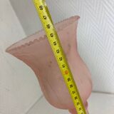 Glass paste candle holder
