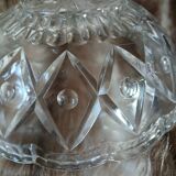 Antique cut glass salad bowl