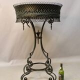Large wrought iron planter